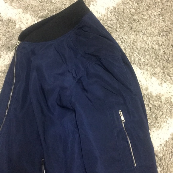 Navy Bomber Jacket - Picture 2 of 2
